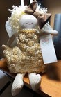 Woof And Poof Angel 2011 Plush 13  Handmade In Chico  Ca-original Tags