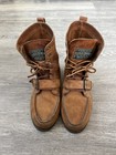 Vintage Polo Ralph Lauren  Country Ranger Buckle Man Brown Leather Boots Size 9