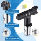 Moxweyeni 5 Pcs Reversible Airless Spray Tips Set  211 313 415 517 623   Tung   
