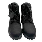 Timberland Men s Classic 6  Premium Waterproof Regular Boot  Black Nubuck  Sizes