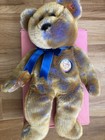 Ty Beanie Buddies Plush Bears Lot Blue Purple Brown Retired 1999