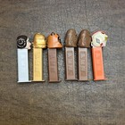 Pez Candy Dispenser Star Wars Mix Lot Of 6 Leia C-3po Chewbacca Luke Skywalker