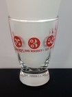 Vintage 1959 Squirt   Whiskey Glowball Glass - Bowling Soda Advertising Liquor