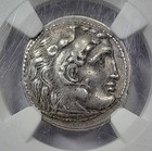 Greece Kingdom Of Thrace 305-281 Bc Ar Drachm Lysimachus Ngc Xf