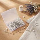 100pcs Pearl Head Straight Pins Sewing Decorative Pins For Wedding Flower