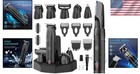 Professional Manscape Trimmer  6-in-1 Rechargeable Grooming Set For Men