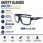 Bifocal Reading Readers Safety Glasses Clear Lens 1 5  2 0  2 5 Jorestech