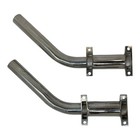 Tigress 88505  Ss Side Mount Outrigger Holders  silver 