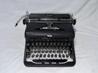 Vintage 1939 Royal Arrow Portable Typewriter With The Case   Key - Works