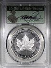 2019  5 Maple Leaf Silver Modified Pcgs Pr70 Thomas S  Cleveland Signed