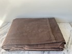 Heavy Duty Vintage 8x12    Oilskin Canvas Duck Cloth Tarp Brass 16oz Brown