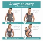 Infantino Flip 4-in 1 Convertible Baby Carrier  Adjustable Ergonomic Babywearing