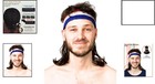 Heat-resistant Brown Mullet Wig With Headband     Ready For Parties   Events