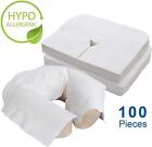 100 Massage Table Disposable Face Cradle Headrest Cover Sheets New