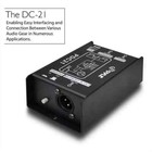 Pyle Premium Direct Injection Audio Box - 2 36  X 4 09  Passive Di Unit Hum Elim