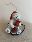 Coca Cola 2003 Polar Bear Fiber Optic Multi-glow Ulluminated Ornament New