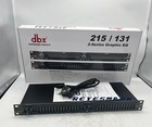 Dbx 215 Dual Channel 15-band Graphic Equalizer Testing Working 