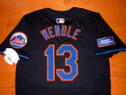 New York Mets Joey Wendle 2024 Game Used Worn Jersey W mlb Holo  tampa Bay Rays 