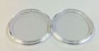 New Set  2   10 Silver Strike Air Tite Casino Acrylic Holders 2 Air Tites New  