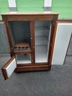 Antique Oak Ice Box Wood