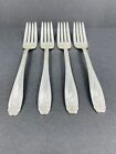 1847 Rogers Bros Daffodil Dinner Fork  is Plate  1950s Flatware Set Of 4