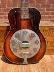 1930s National Trojan Resonator Guitar Sunburst Dobro - D Serial Number