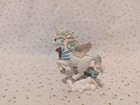 Vtg Hamilton Collection Rainbow Dreams Chasing A Dream Unicorn Figurine Pegasus
