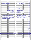 8000 Laser   Ink Jet Labels Return Address Fits Word Size 67  100 Sheets New 