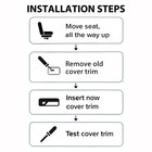 For Traverse Acadia Enclave 2009-2017 Driver Seat Switch Track Cover Bezel Trim