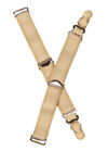 Set Of 6 Corset Garter Clips Suspender Straps Wide