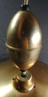 1960s Gold Starburst Atomic Ufo Retractable Hanging Ceiling Light Mcm Vintage