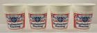 Vintage Set Of  4  Budweiser Racing 20 Oz  Plastic Cups Tumblers  5  X 4 