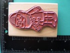 Rudolph The Red-nosed Reindeer  Santa Claus Stampabilities Rubber Stamp