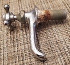 Antique Chrome Porcelaine Cold Water Faucet Kitchen Bathroom Spigot Bathtub Sink