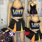 Cheerleading Uniform Dolls Kill Sold Out Love Nwts Set Size Xl