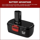 For Craftsman 19 2 Volt 4 8ah C3 Diehard Lithium Ion Xcp Battery  11375