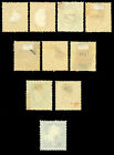 Macau  china  1894 King Luiz - Surcharged - Set  Scott 58-66 Used  F vf