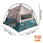 1 12 Scale Mini Camping Tent Dollhouse Decor Miniature Tent Model Ornament