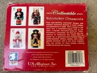 Set 4 Pewter Nutcracker 2008 Us Postal Service Christmas Ornaments Usps Orig Box