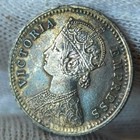 Key Date Rare British India Victoria Silver Rupee 1882 C Cat 2l100 Np105
