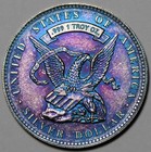 Daniel Carr 2024 Color-antiqued Amazonian Silver Dollar Token  Only 40 Made 