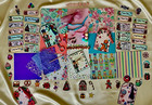 Christmas Junk Journal Ephemera Kit 101 Pc Pastel Candy Nutcracker Scrapbook