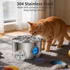 Cat Water Fountain Stainless Steel 108oz 3 2l Automatic Pet Dog Water Fountain