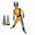 Kids Wolverine Cosplay Costume Jumpsuit Claw Boys Halloween Party Fancy Dress Up