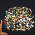 Vintage Buttons Lot Old Collection Sewing Crafts Jewelry 1 Pound 6 Ounces