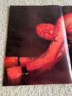 1997 Vintage 2pg Magazine Centerfold Poster Of Rock Band Scary Marilyn Manson