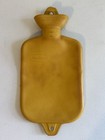 Vintage Yellow Rubber Hot Water Bottle W  Original Stopper