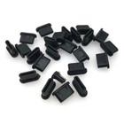 Anti-dust Plug Silicone Stopper Protector Type-c Mobile Phone Usb Black Cover    