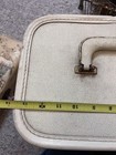 Sweet 1950s Ivory   Res Vanity Train Case Luggage Oh  So Shabby Chic Suitcase