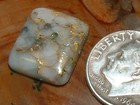 Oregon Blue Mtns  Gold Quartz Cabochon 10 5 Carats Natural Gold Gems
